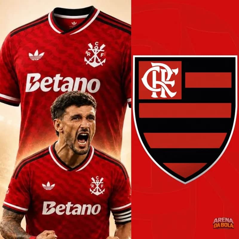 🚨 Terceira camisa do Flamengo traz escudo do remo e inspiração náutica
