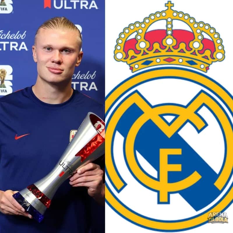 🚨 Erling Haaland descarta transferência para o Real Madrid enquanto Mbappé e Vinícius Júnior estiverem no clube