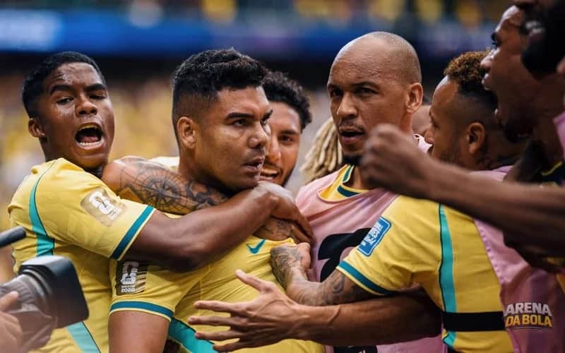 Casemiro destaca tranquilidade e força mental do Brasil na virada contra o Japão da Copa 2026