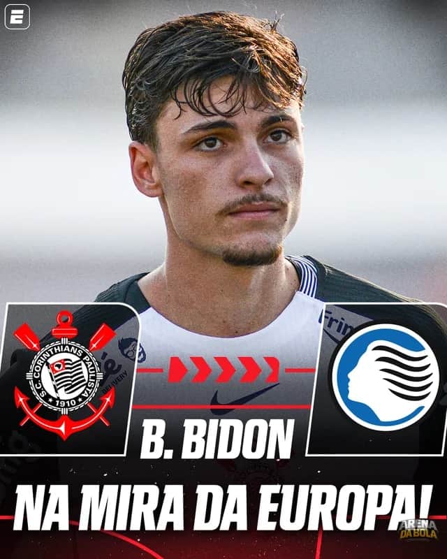 Atalanta monitora Breno Bidon do Corinthians como reforço