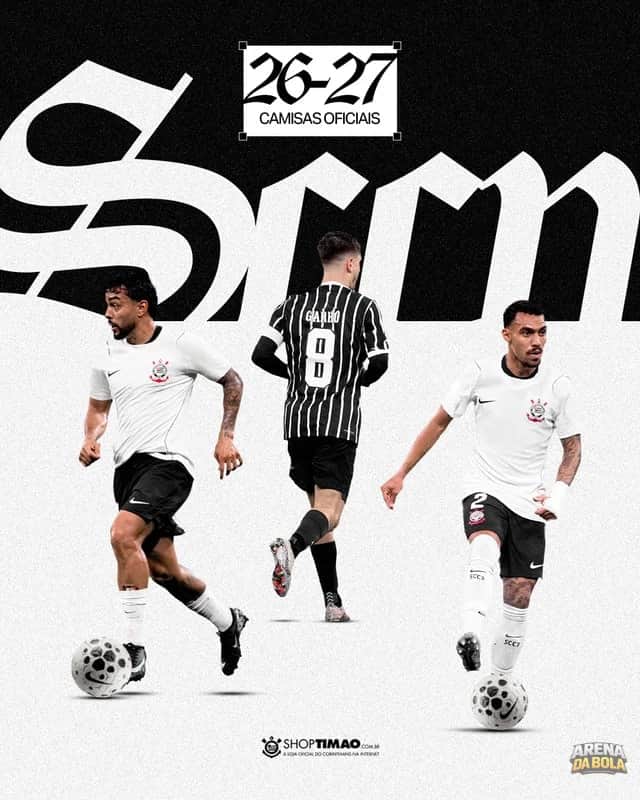 Camisas do Corinthians com desconto na ShopTimão