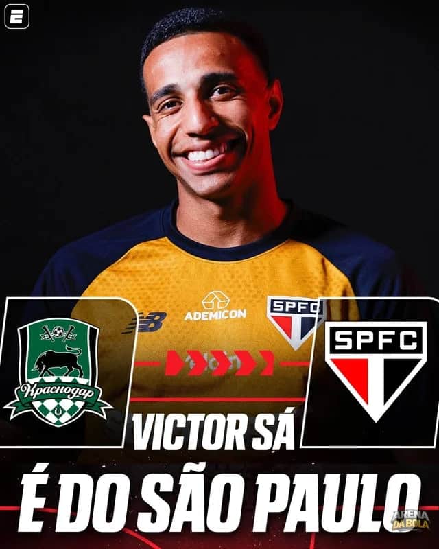 São Paulo contrata Victor Sá até 2029