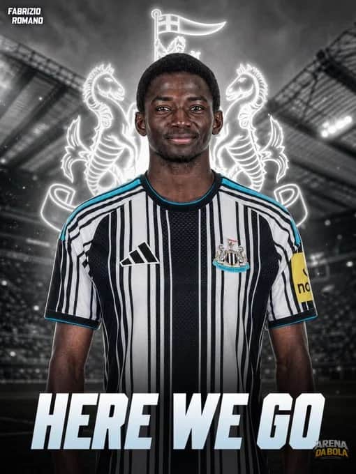 🚨 Newcastle confirma acordo de €50 milhões para contratar o ponta marfinense Bazoumana Touré