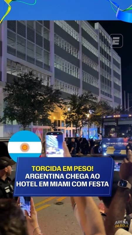 Argentina recebe a seleção com festa em Miami da Copa 2026