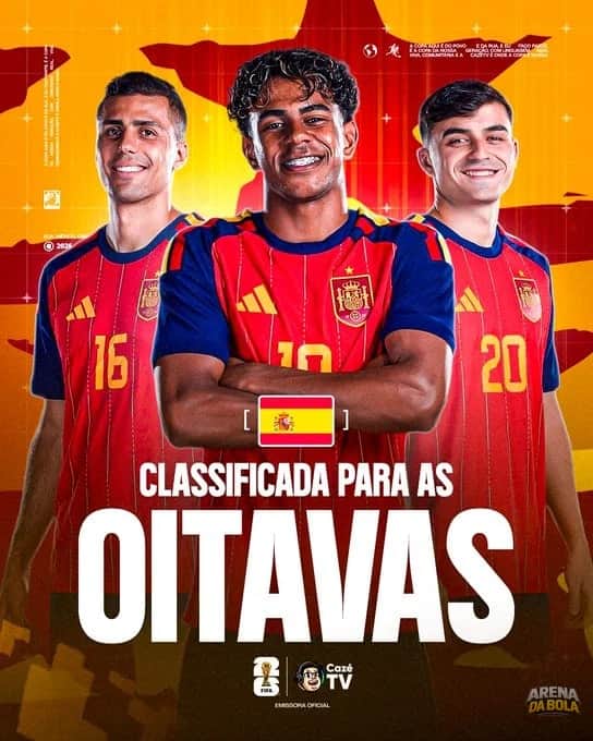 🚨 Espanha avança para as oitavas de final da Copa após 16 anos de jejum em mata-matas