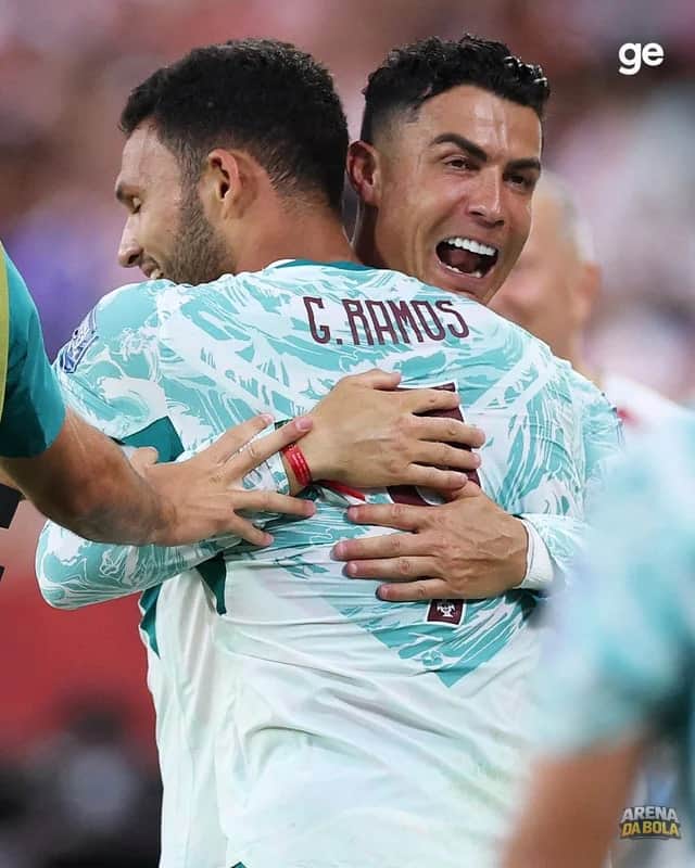 Cristiano Ronaldo celebra gol de Portugal contra a Croácia da Copa 2026
