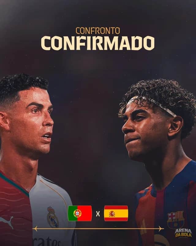 Portugal e Espanha se enfrentam em clássico na Copa