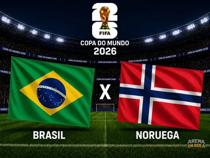 COPA DO MUNDO - 2026 Brasil x Noruega: histórico do confronto e retrospecto