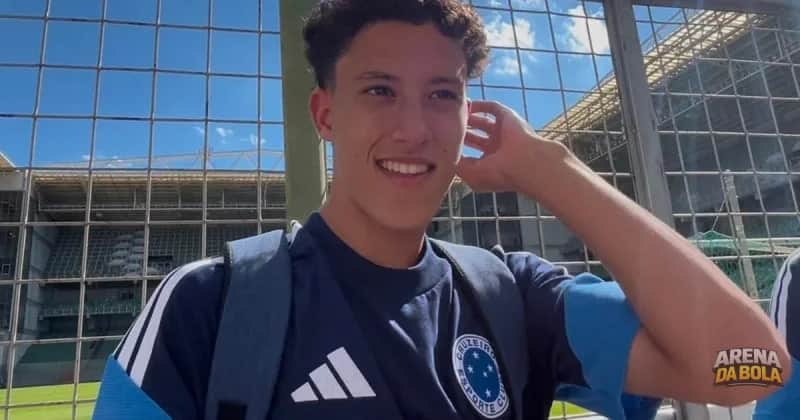 Joia do Cruzeiro revela apoio de Matheus Pereira: 'Me colocou debaixo do braço'