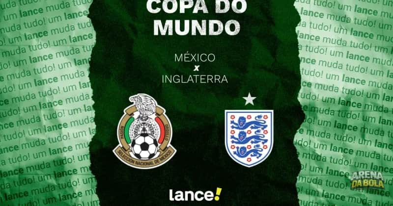 México enfrenta Inglaterra nas oitavas de final da Copa 2026