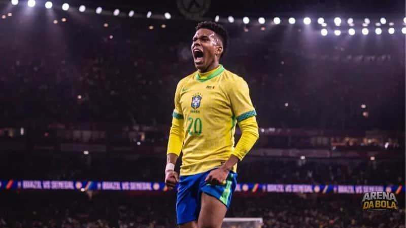Estevão aposta em vitória do Brasil contra Noruega enquanto participa do GP Silverstone da Copa 2026