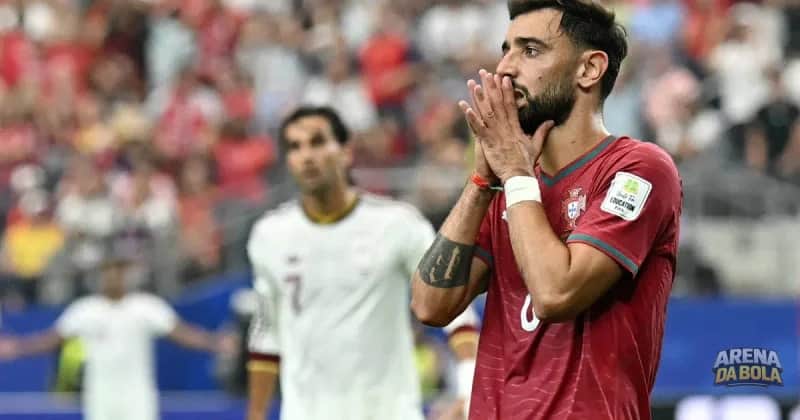 Bruno Fernandes lamenta eliminação de Portugal para a Espanha na Copa 2026