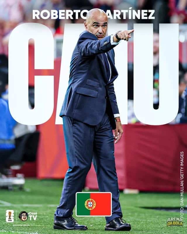 ROBERTO MARTÍNEZ NÃO É MAIS TREINADOR DA SELEÇÃO DE PORTUGAL