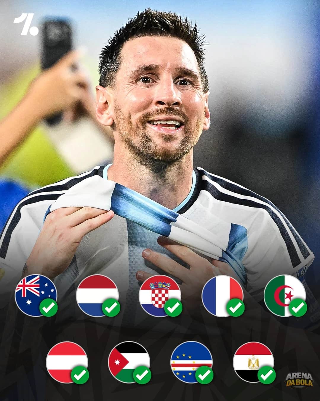 Lionel Messi marca em nove Copas do Mundo consecutivas e amplia recorde histórico na Copa 2026