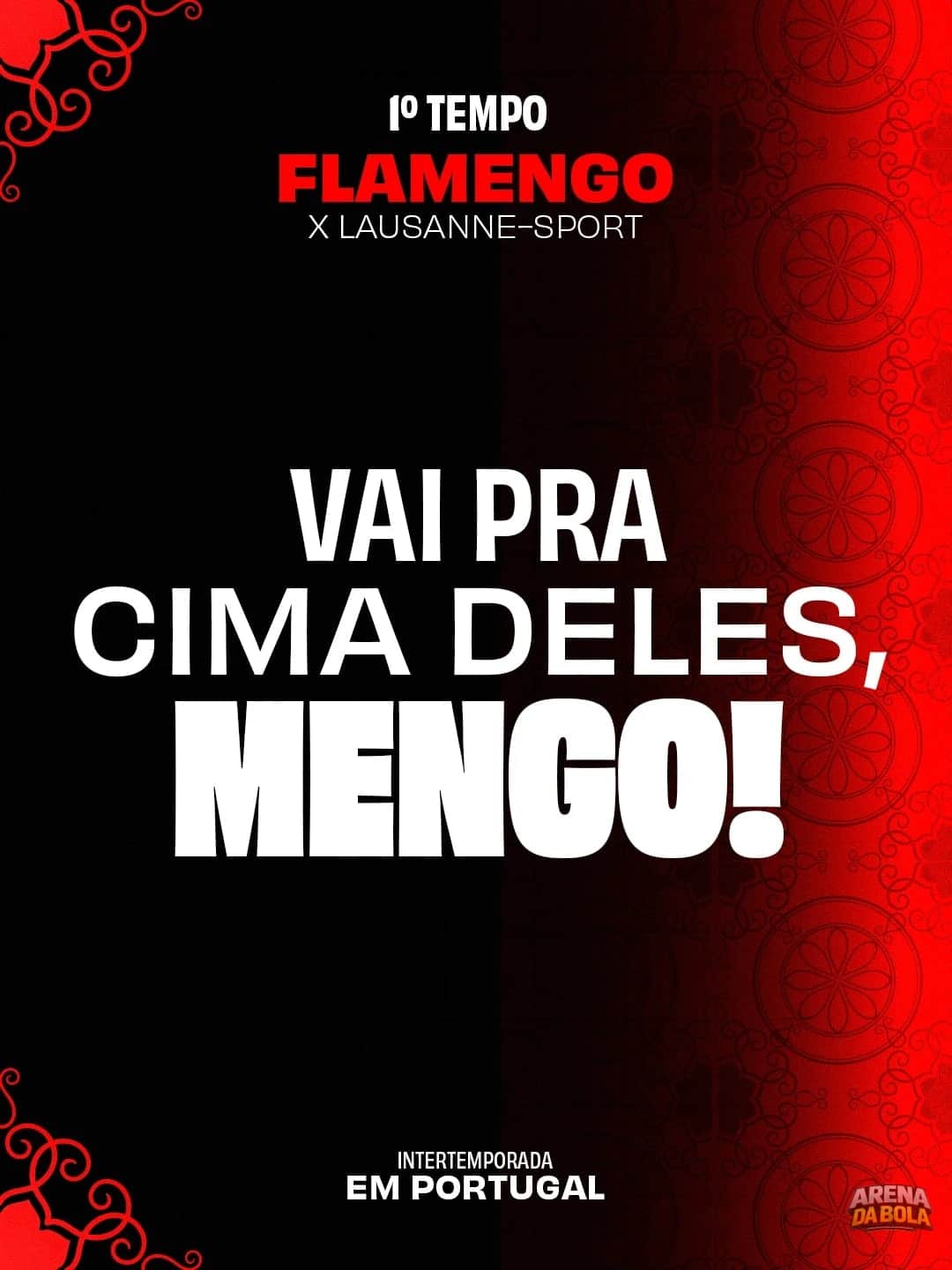 Flamengo inicia partida em Portugal com o placar zerado | Amistoso