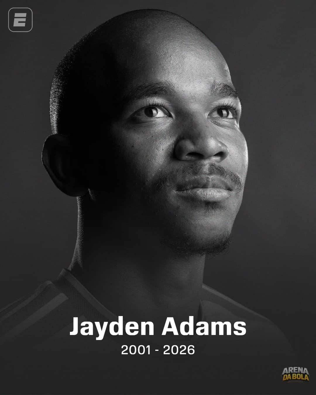 Morre Jayden Adams, meio-campista do Mamelodi Sundowns, aos 25 anos | Copa 2026