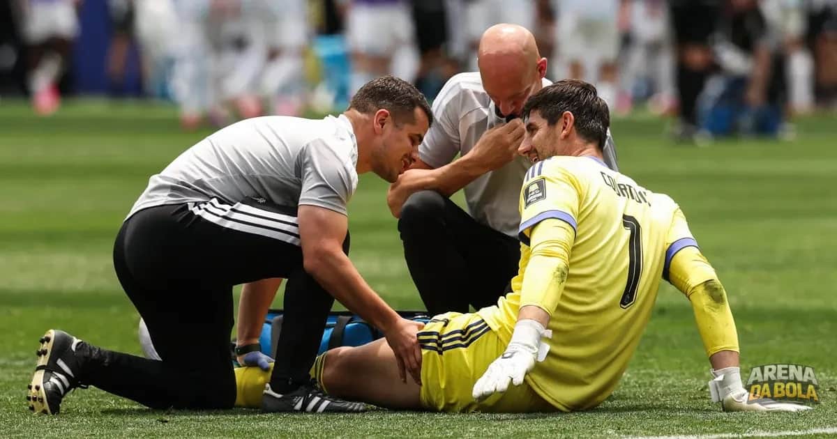 Courtois se recupera de lesão e deve estar apto para pré-temporada do Real Madrid | Copa 2026