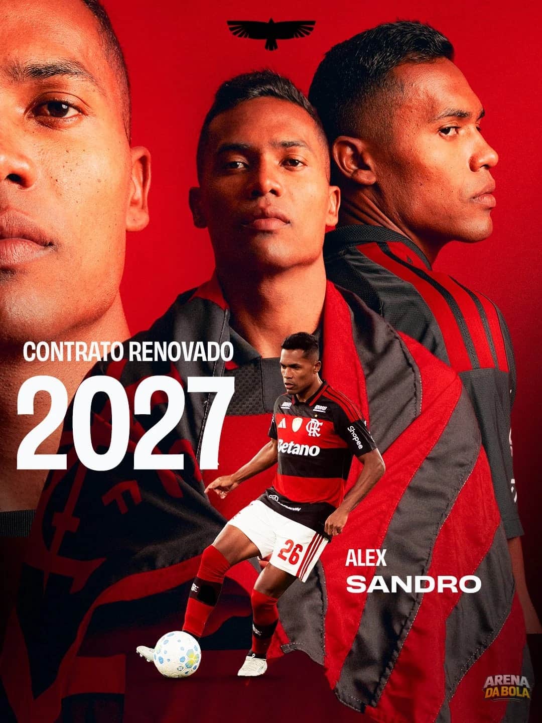 Flamengo renova contrato de Alex Sandro até dezembro de 2027