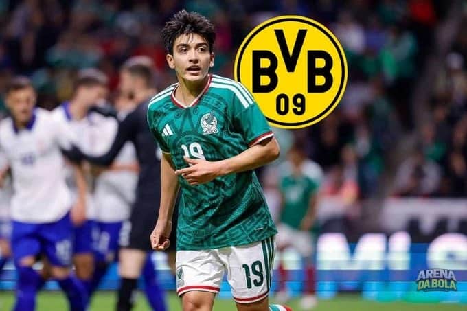 Borussia Dortmund mira Gilberto Mora, a joia mexicana de 17 anos