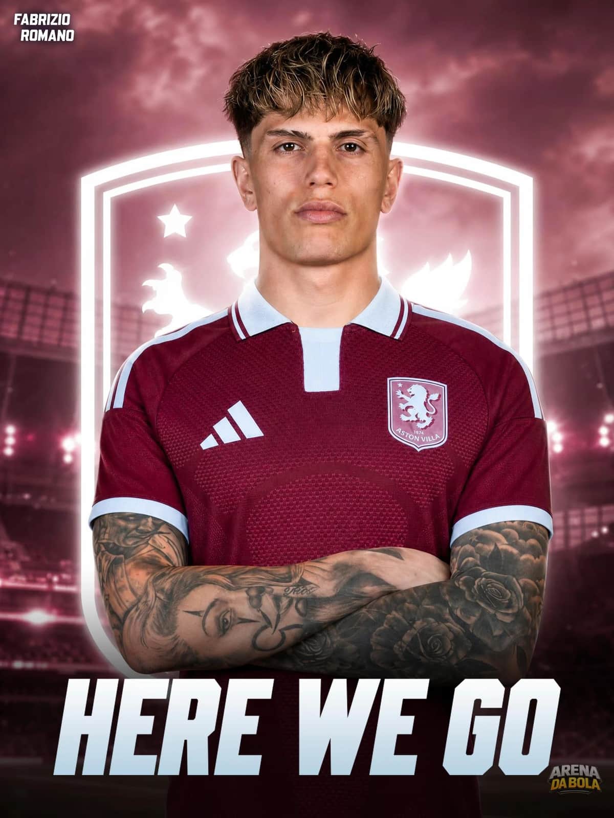 Aston Villa fecha contratação do atacante argentino Garnacho, do Chelsea