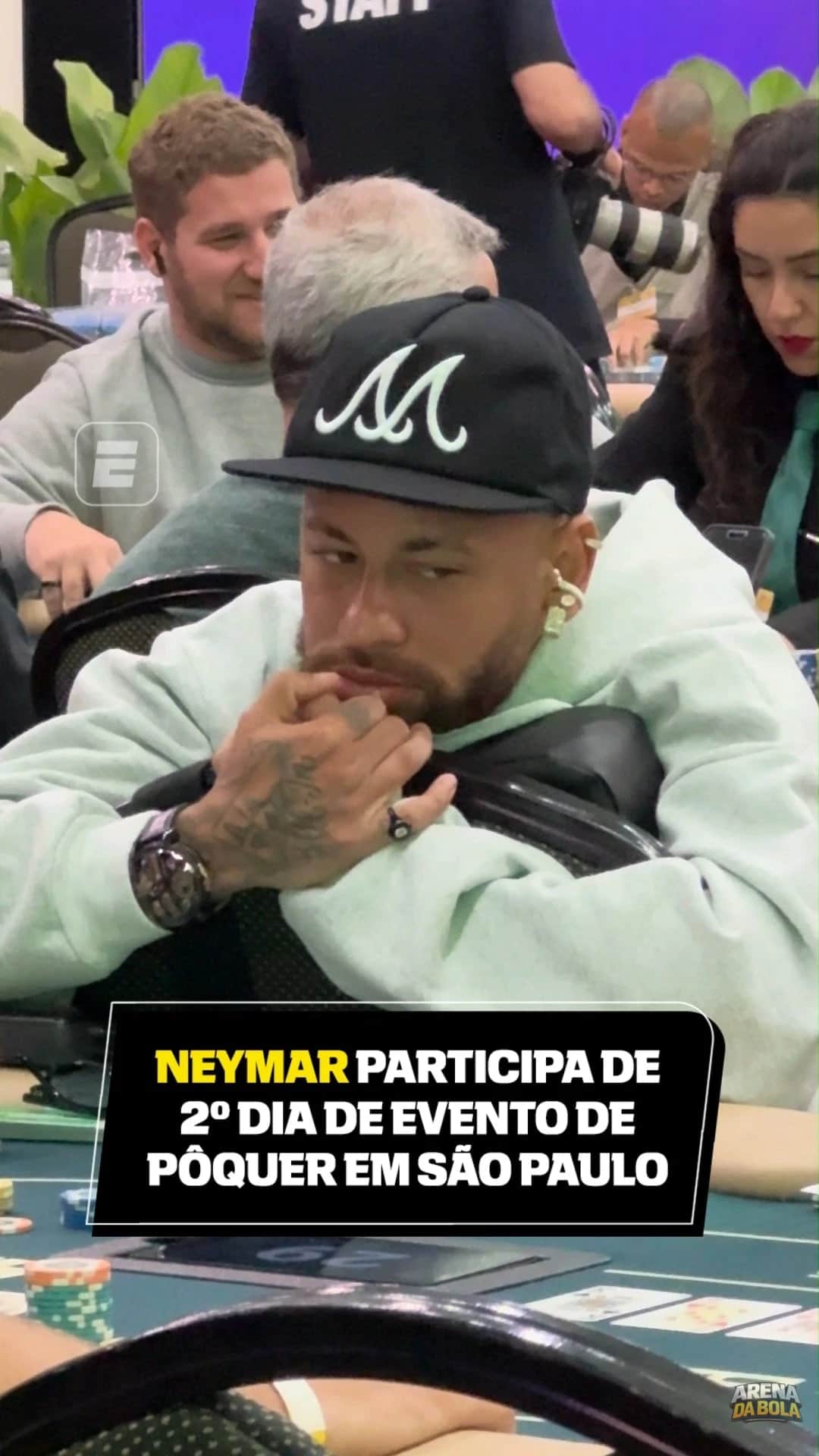Neymar brilha pelo segundo dia consecutivo no Campeonato Brasileiro de Pôquer em São Paulo