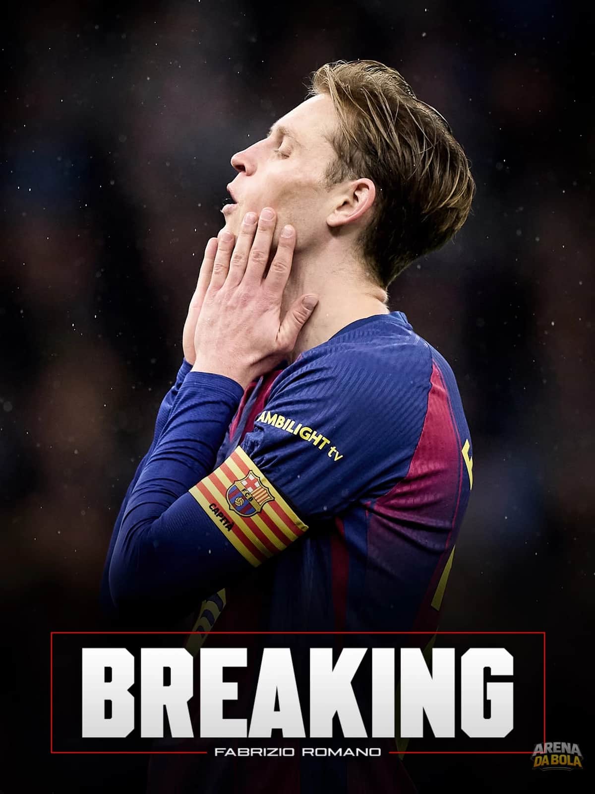 Frenkie de Jong sofre lesão no ligamento colateral medial do joelho direito, confirma Barcelona