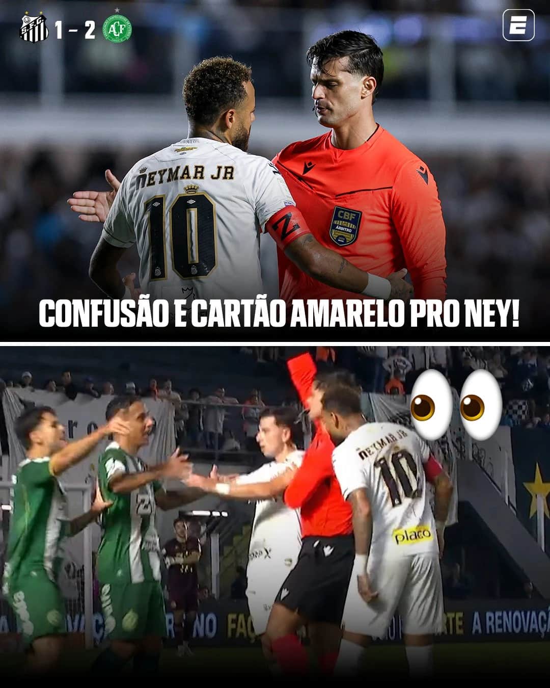 Neymar desfalca Santos após suspensão por cartão amarelo | Brasileirão 2026 — foto 2