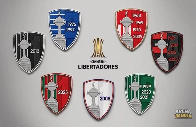 Libertadores: Conmebol revela patch dos campeões para o mata-mata