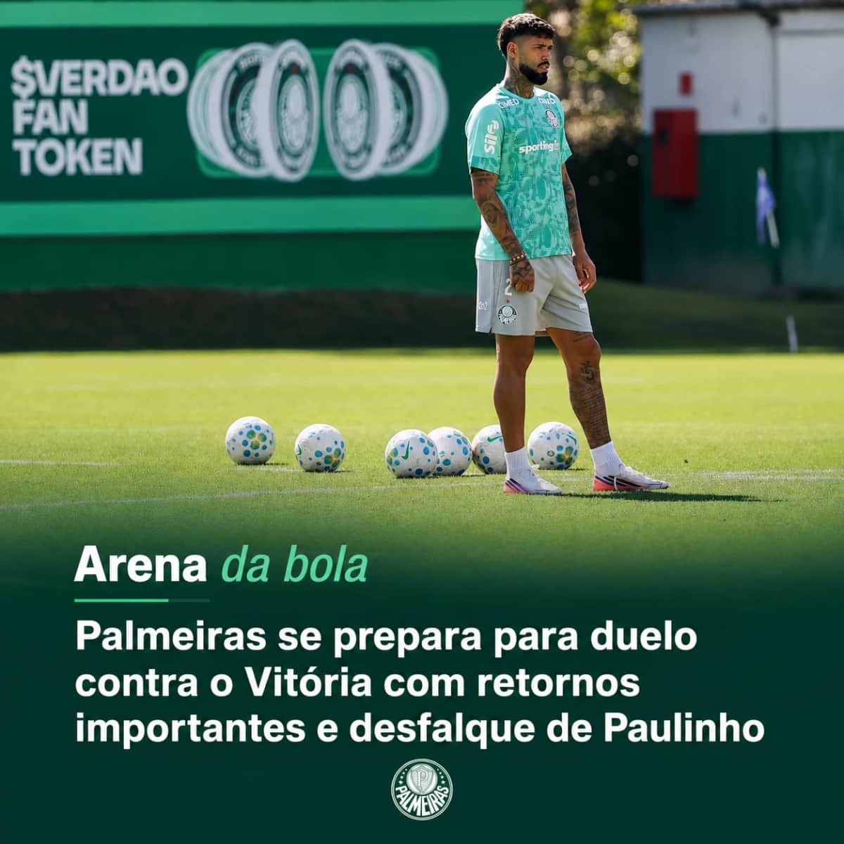 Palmeiras se prepara para duelo contra o Vitória com retornos importantes e desfalque de Paulinho