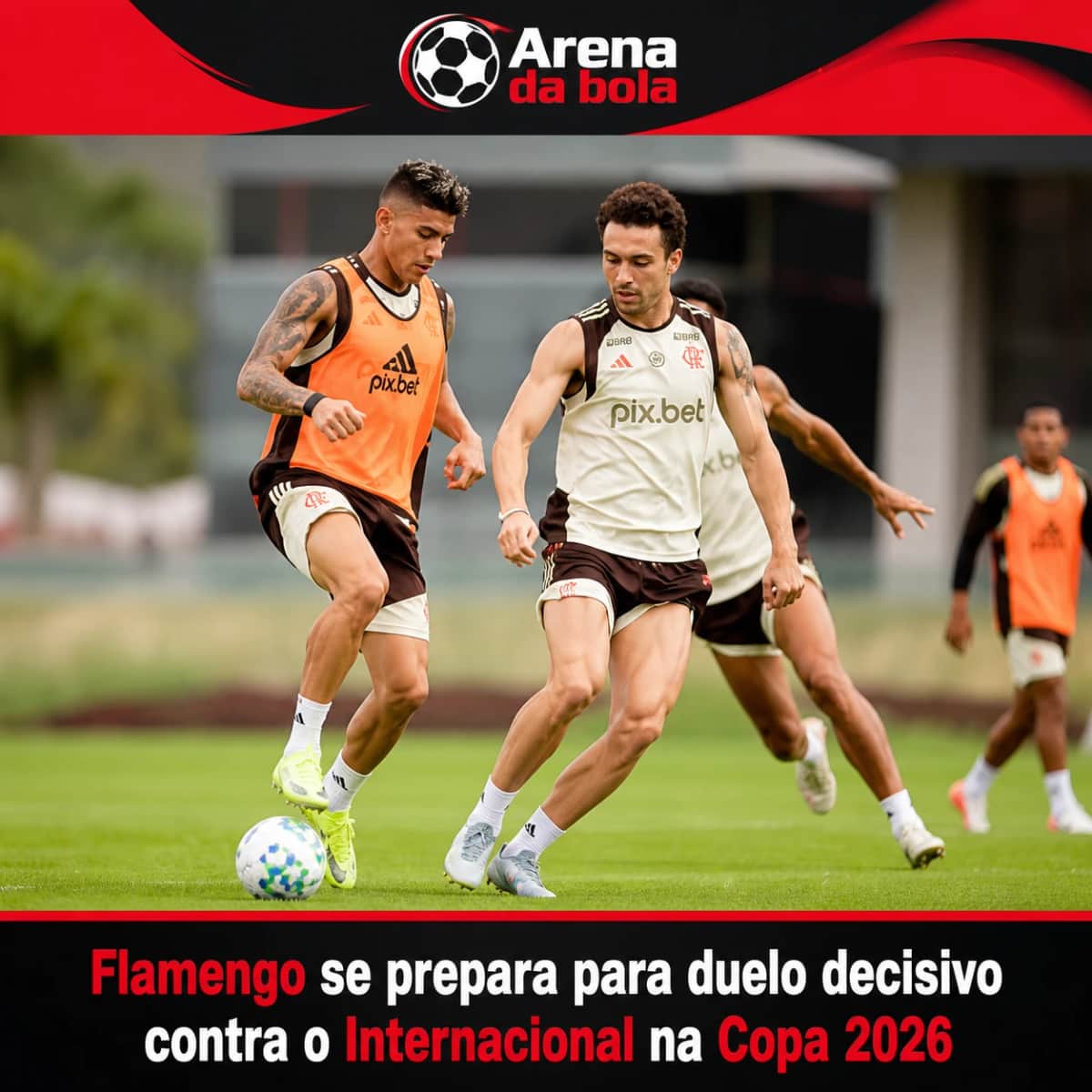 Flamengo se prepara para duelo decisivo contra o Internacional