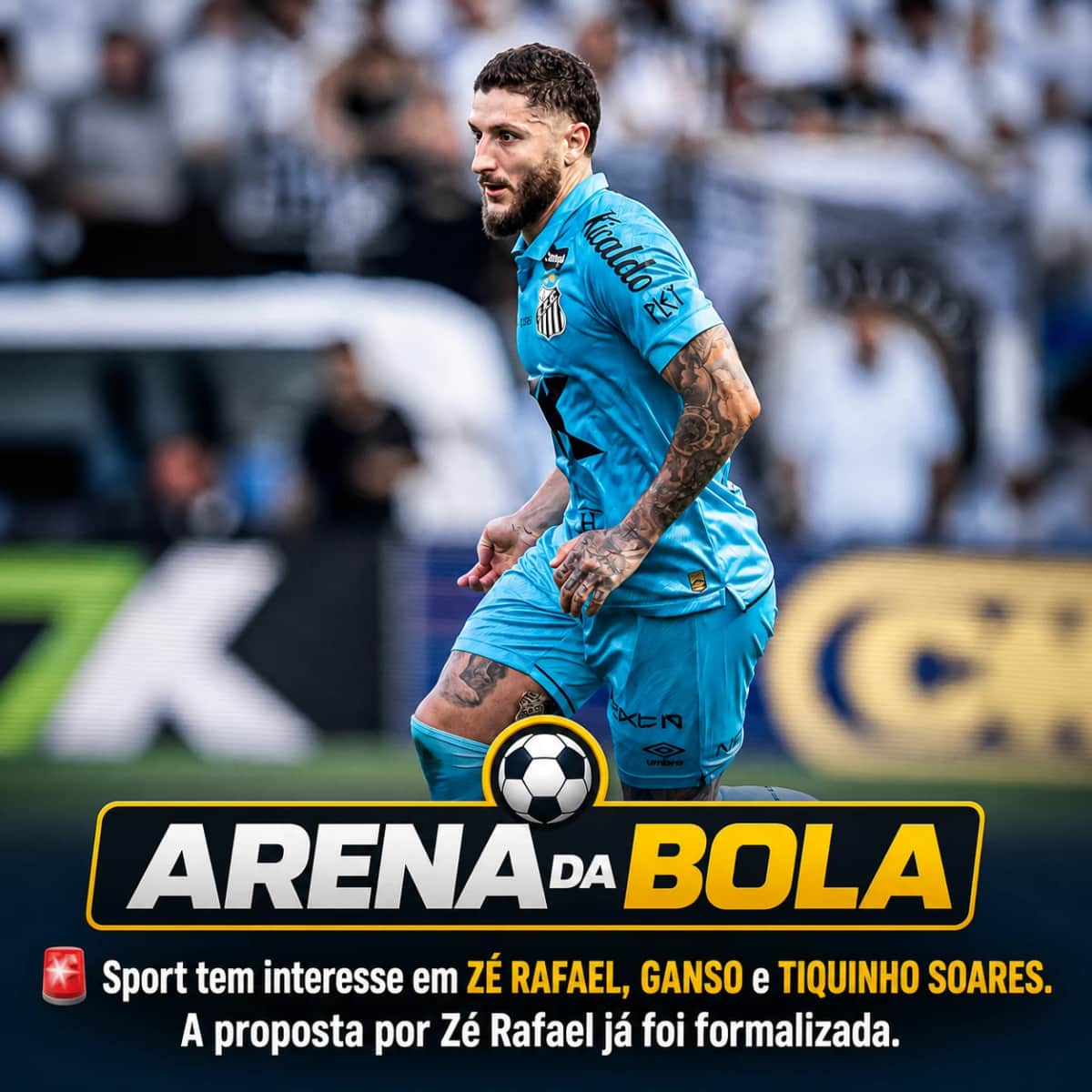 🚨 Sport tem interesse em ZÉ RAFAEL, GANSO e TIQUINHO SOARES. A proposta por Zé Rafael já foi formalizada. O Leão tenta…