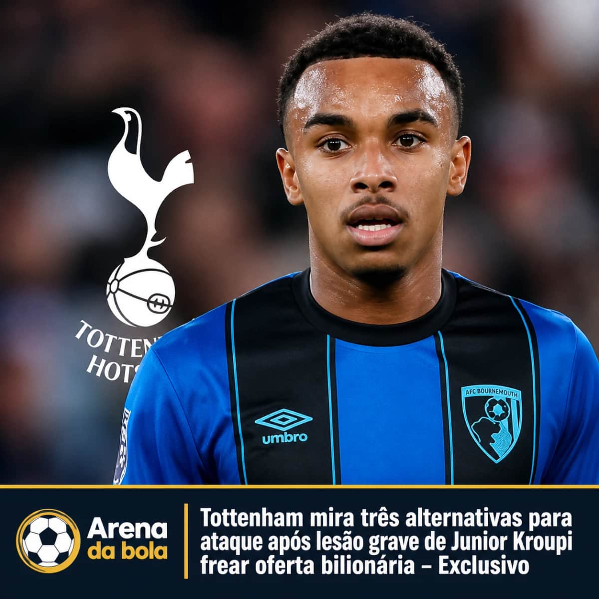 Tottenham mira três alternativas para ataque após lesão grave de Junior Kroupi frear oferta bilionária – Exclusivo — foto 2