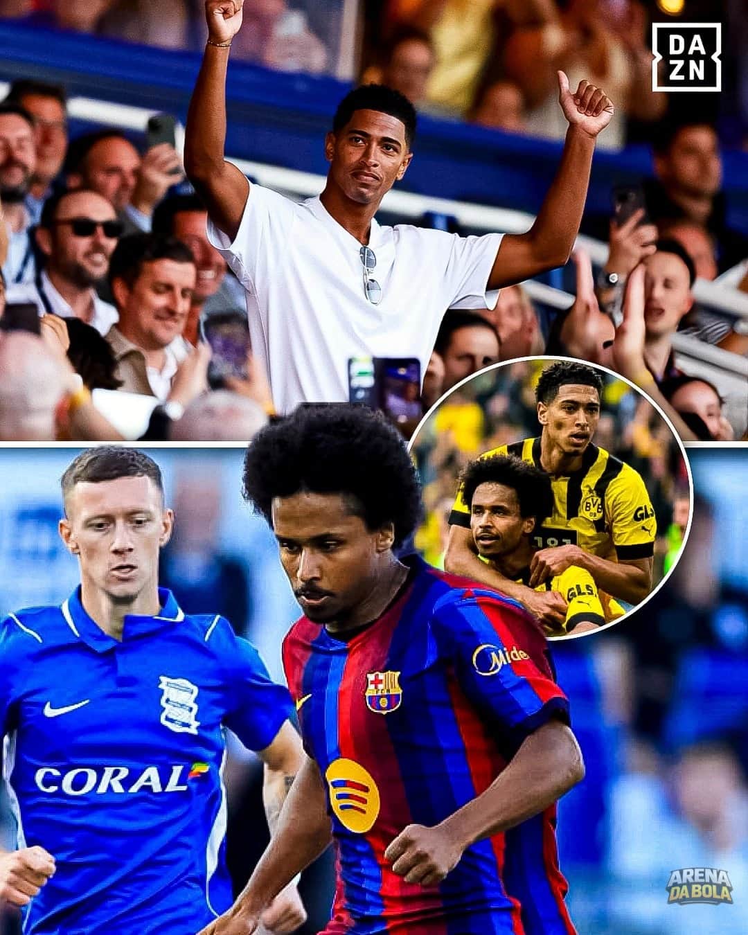Jude Bellingham brilha em reencontro emocionante com o FC Barcelona