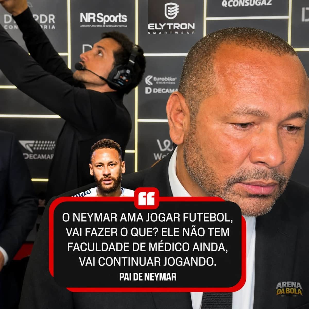 Neymar Pai descarta aposentadoria do filho no fim do ano