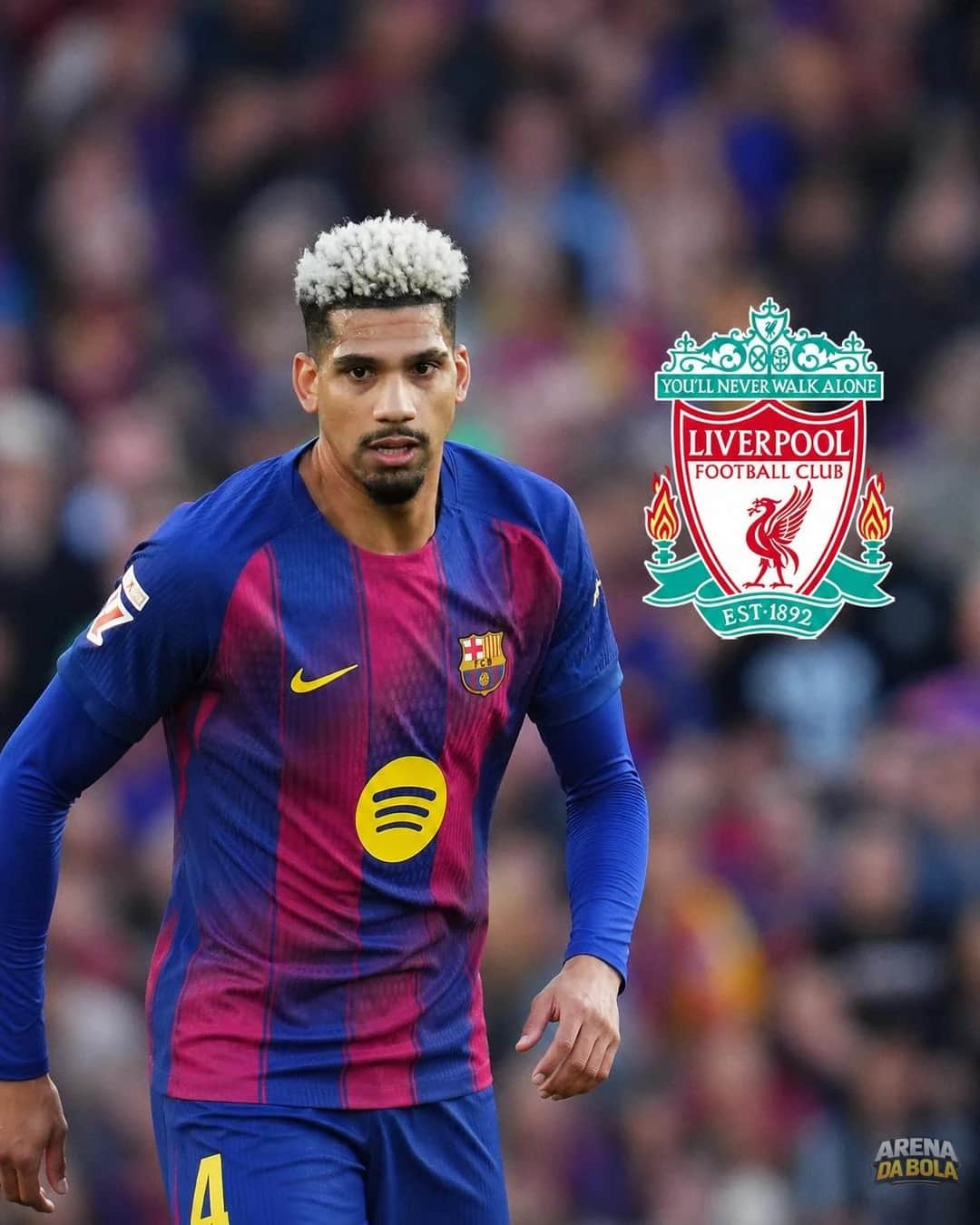 Liverpool explica aposta em Ronald Araujo com corte salarial