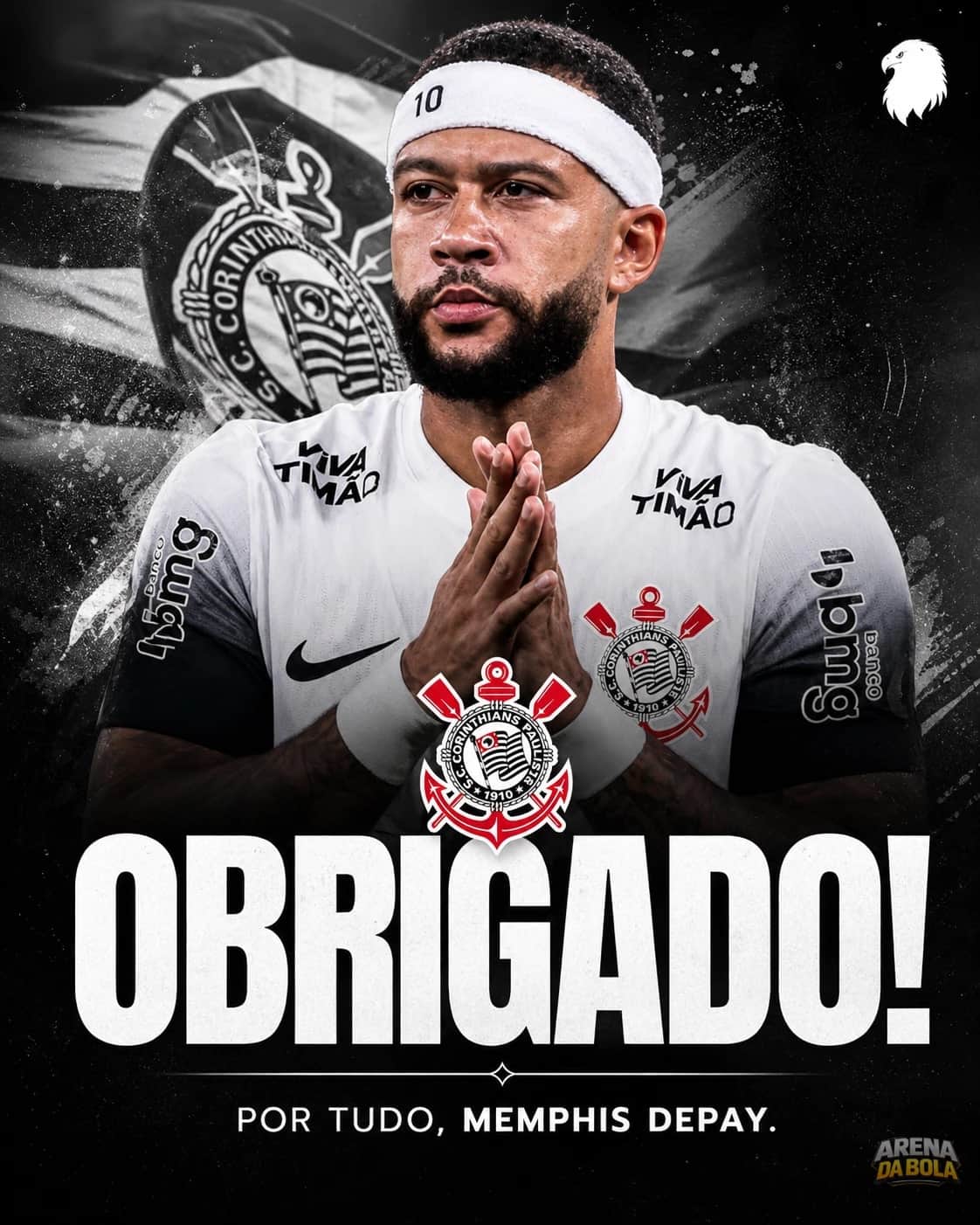 Memphis Depay deixa o Corinthians após trajetória de três títulos