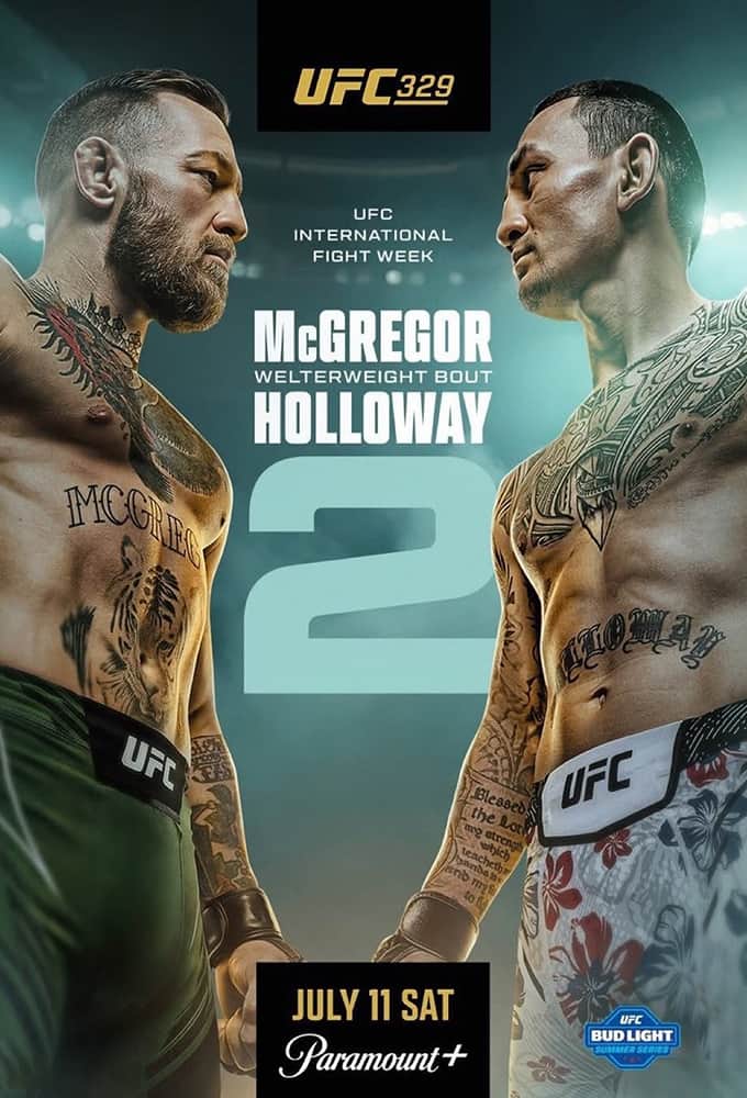 UFC 329 McGregor vs Holloway 2