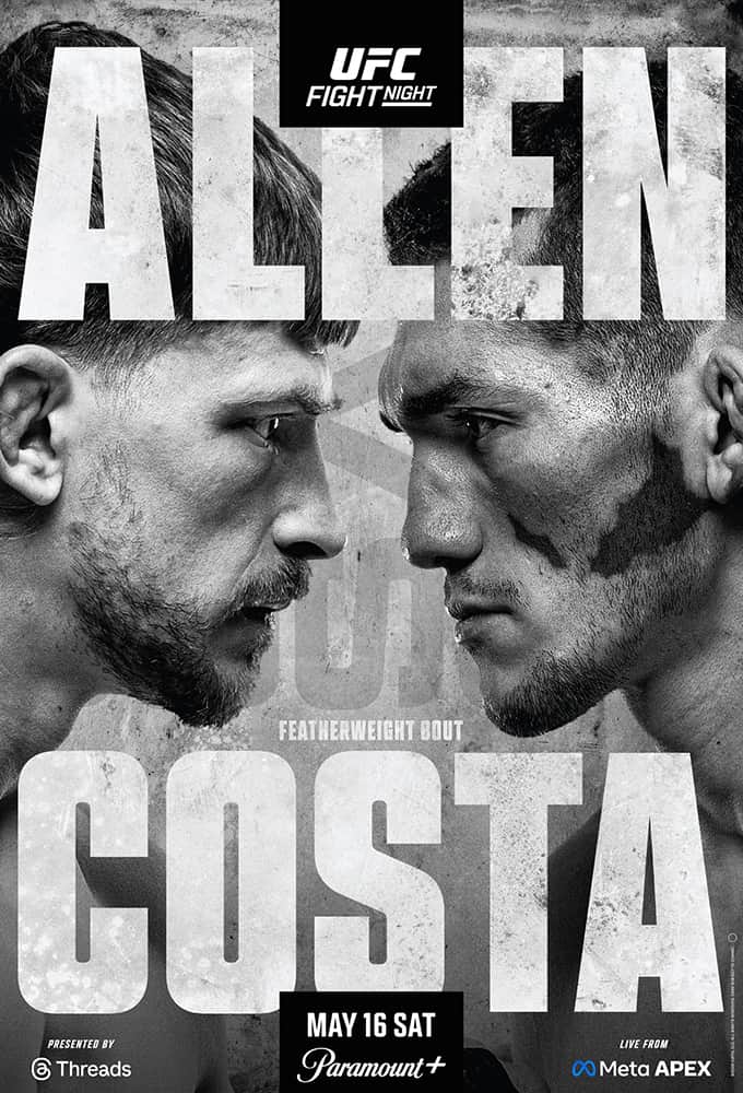 UFC Fight Night 276 Allen vs Costa