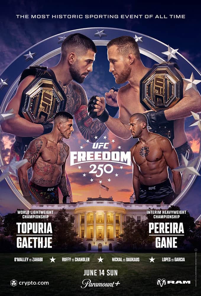 UFC Freedom 250 Topuria vs Gaethje