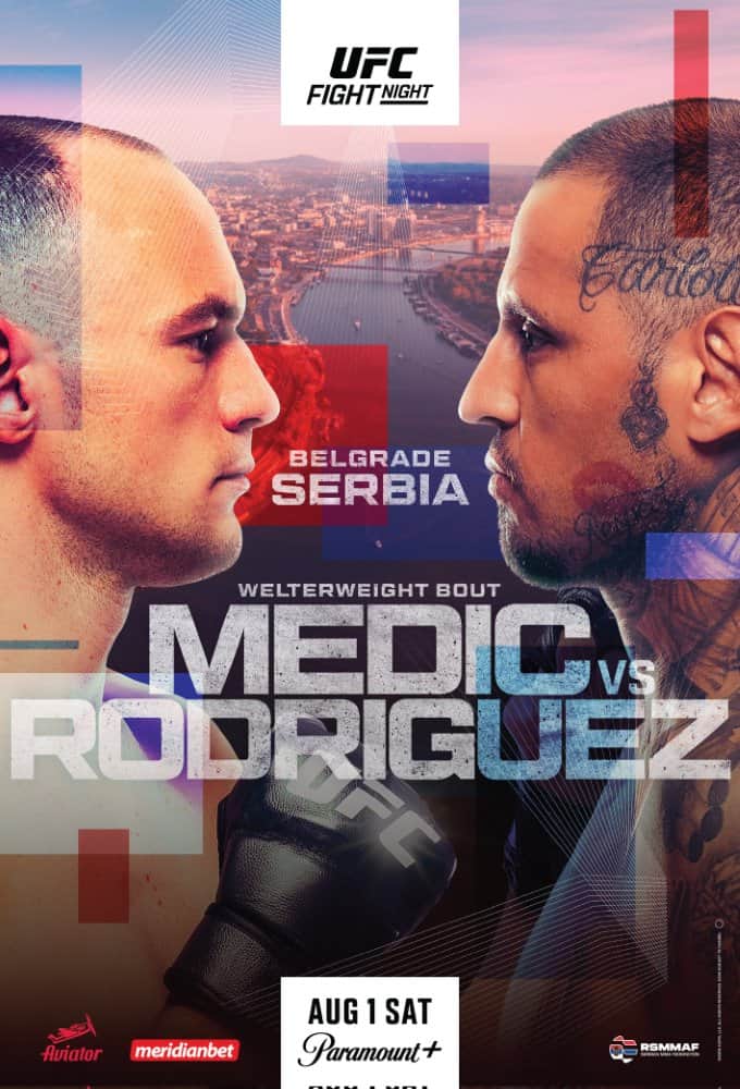 UFC Fight Night 283 Medić vs Rodriguez