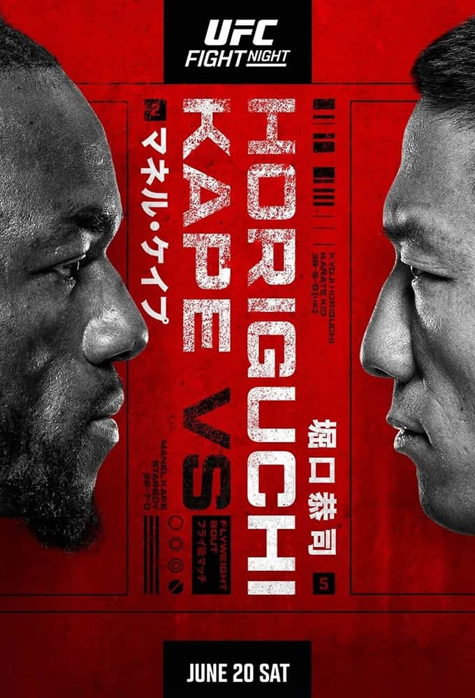 UFC Fight Night 279 Kape vs Horiguchi