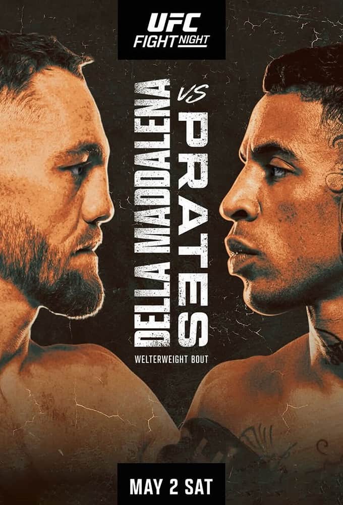 UFC Fight Night 275 Della Maddalena vs Prates