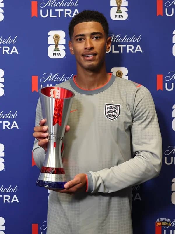 Jude Bellingham é eleito Homem do Jogo pela Inglaterra novamente da Copa 2026