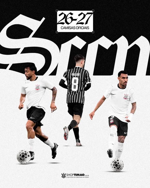 Camisas do Corinthians com desconto na ShopTimão!