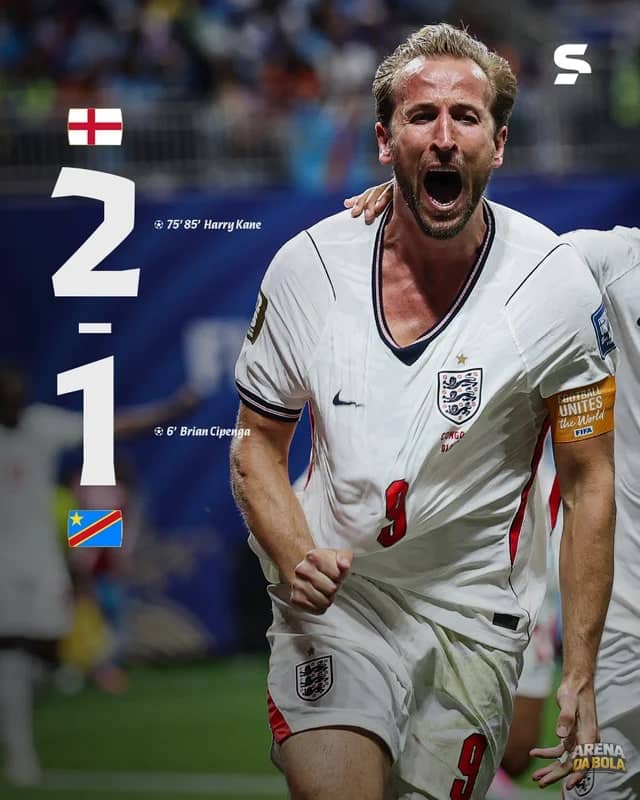 Harry Kane brilha e vira o jogo para a Inglaterra na Copa 2026