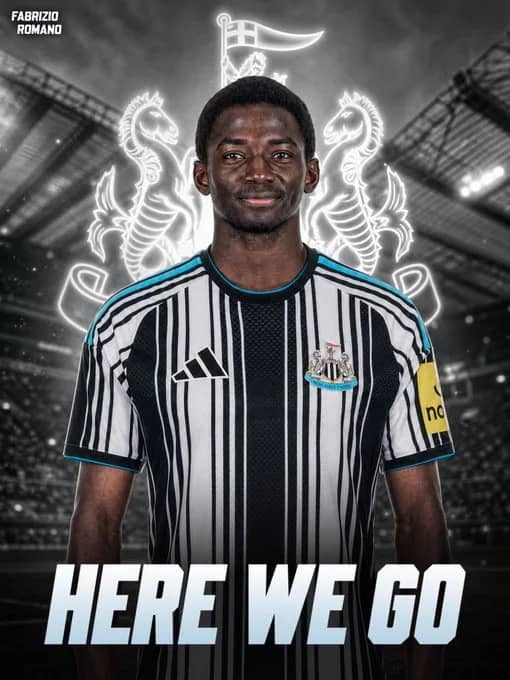 🚨 Newcastle confirma acordo de €50 milhões para contratar o ponta marfinense Bazoumana Touré!