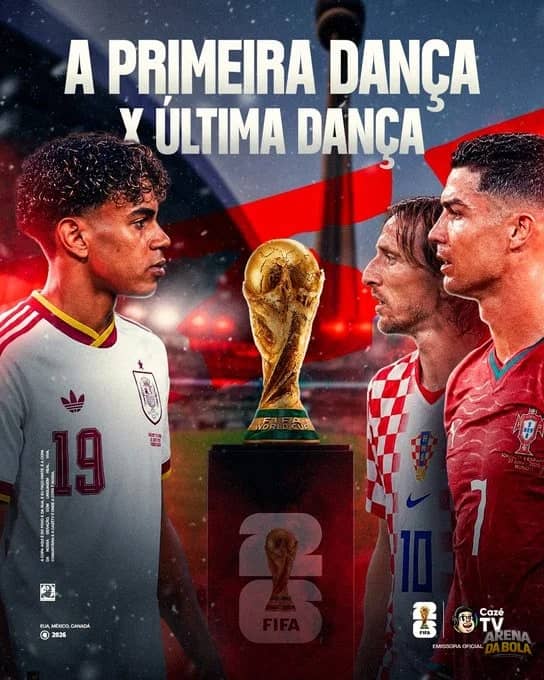 A próxima fase da Copa do Mundo pode nos presentear com um duelo de gerações simplesmente épico