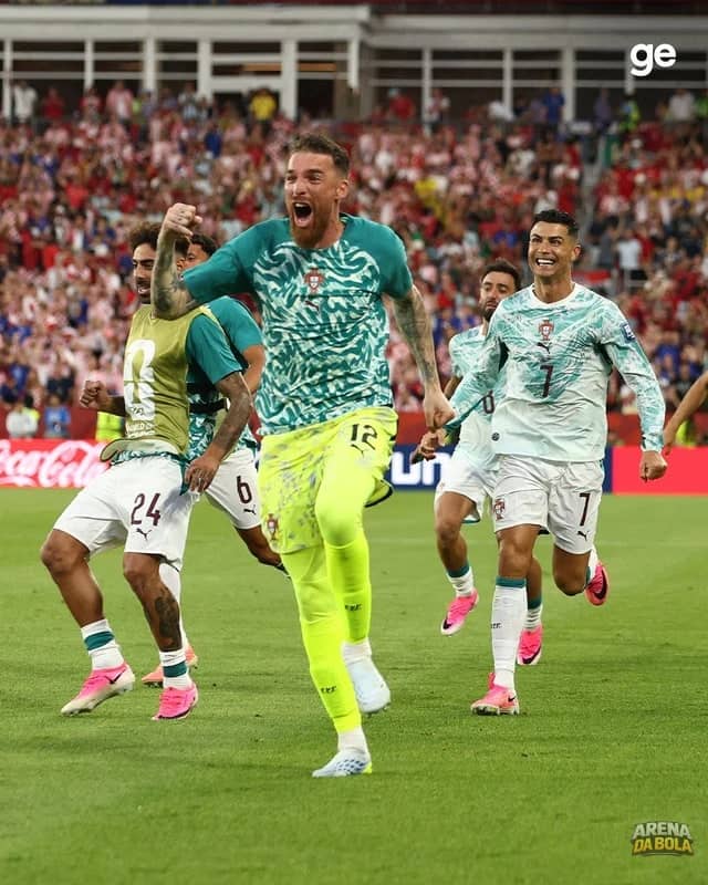 Cristiano Ronaldo celebra gol de Portugal contra a Croácia da Copa 2026 — foto 3