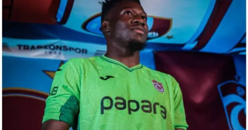 Manchester United empresta Onana novamente ao Trabzonspor
