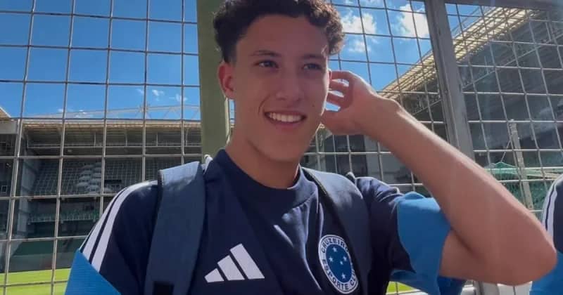 Joia do Cruzeiro revela apoio de Matheus Pereira: 'Me colocou debaixo do braço'